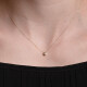 11122 5 Dainty Mini Cross, Elegant Cross Pendant with CZ, TINY Gold Cross Necklace, 7th Anniversary Gift,Iron Anniversary Gift