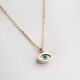 11170 4 Dainty Evil Eye Pendant, Gold Evil Eye Charm Necklace,Good Luck and Protection Charm ,Evil Eye Choker,Good Mmens Charm, Mum to Be Gift