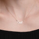 11250 5 Dainty Gold Girl Necklace ,Custom Name Pendant, Elegant Layered Choker, Mamma & Newborn Gift Ideas,Special Newborn Gift, Mamma to Be Gift