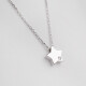11363 4 Tiny Star Gold Necklace,Delicate Star Pendant CZ,Dainty Satr Choker Charm,Shoot for the Stars Necklace,Wish Upon a Star,Dainty Teen Gift