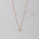 11544 3 Geometric Gold Diamond Necklace,Rhombus Choker with Real Diamond,Dainty Minimalistic Layering Necklace,Simple Everyday Gift, Graduation Gift