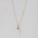 11899 1 Dainty Clover Shaped Evil Eye Necklace, Four Leaf Clover Pendant, Mother of Pearl Evil Eye, Good Omens Charm , Jewels For Good Luck