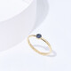 25018-1 Sapphire Solitaire Ring,Blue Sapphire Gold Ring,Dainty Sapphire Ring,Slim Stackable Ring,14k Solid Gold Ring,16th Birthday Gift