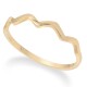 25021-4 Zigzag Gold Ring,Thin Gold Wavy Ring,Slim Gold Ring,14k Solid Gold Ring,16th Birthday Gift