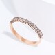 25022-4 Pave CZ Ring,Eternity Pave Ring,CZ 14k Gold Ring,14k Gold Minimalist Ring,Retirement Gifts for Women