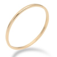 25024-5 Slim Stackable Ring,Slim Stacking Ring,1mm Thin Stacking Ring,Unisex Solid Gold Rings,21st Birthday Gift for Her