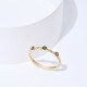 25027-1 Three Gemstone Ring,Multi Stone Ring,Citrine Tzavorite Garnet Ring,Thin Twisted Gold Ring,21st Birthday Gift for Her
