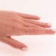 25050-2 Dainty Chevron Ring in 14K Gold for 16th Birthday Gift