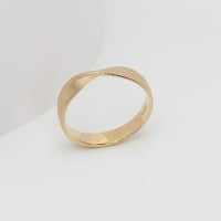 25070 ΜΑΤ Gold-Mobius-Ring