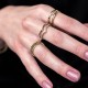 25167-25169-25170 gold-stacking-rings