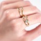 25170-25165 14k gold-double-row-rings-women