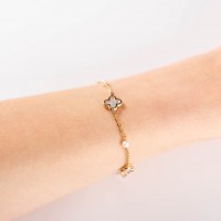 BG-134-1 Solid 14k-Gold-Bracelet