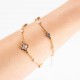 BG-134-135 Clover-Bracelet-Pearl-Bracelet