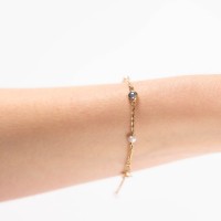 BG-135 Solid 14k-Gold-Bracelet