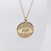DC-001-1 Round-Coin-Necklace