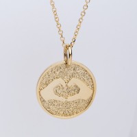 DC-001-3 14k solid-gold-necklace-women