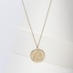 DC-003-1 Personalized-Trinity-Knot-Coin-Necklace
