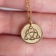 DC-003-2 Gold-Celtic-Knot-Necklace