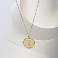 DC-004-2 14k Solid-Gold-Triquera-Necklace