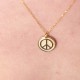 DC-004 Personalized-peace-Necklace-14k gold