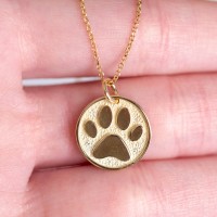 DC-005-2 Personalized-Dog-Paw-Neckalce