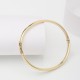 X-1095-2 Simple-Real-Gold-Bangle