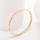 X-1115-4 oval-flat-bangle-bracelet-women