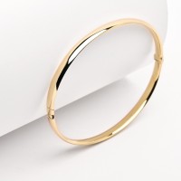 X-1115-6 yellow-gold-bangle-bracelet